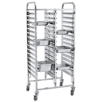 Carrello Portateglie Doppio - 30 X Gn 1-1 810576