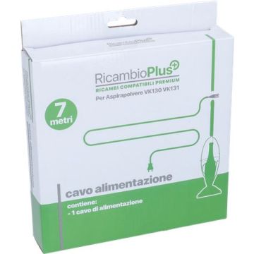 Cavo Alimentazione Ricambio Plus Vk130-Vk131 7 Mt Compatibile