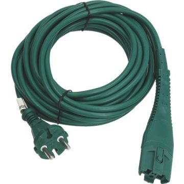 Cavo Verde 7Mt 2X075Mm Spina Tedesca Adattabile Folletto Vk130-Vk131