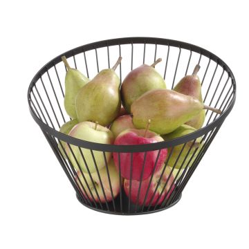 Cestino Per Frutta Arrotondato Nero 427095