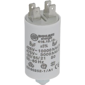 Condensatore Ducati Energia 8uf 3068014 Compatibile