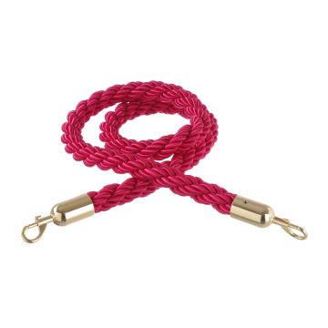 Cordone Di Delimitazione Rosso Con Gancio Satinato