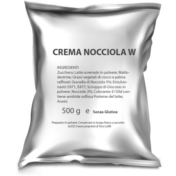 Preparato per Crema Fredda alla Nocciola AL Ice-Cream 500 g
