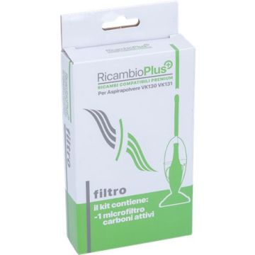 Filtro Carbone Vk130-Vk131 Ricambio Plus In Scatola Compatibile