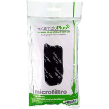 Filtro Carbone Vk130-Vk131 Ricambio Plus In Busta Compatibile