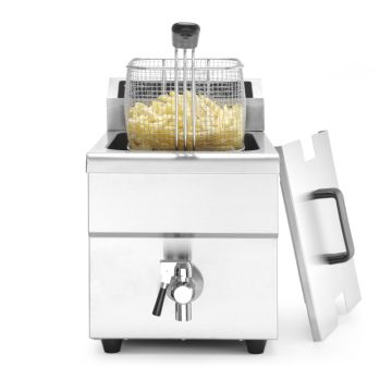 Friggitrice Ad Induzione Con Rubinetto Di Scarico - 8 L