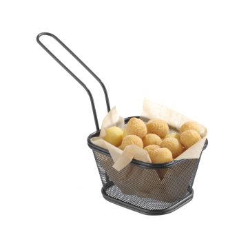 Mini Cestelli Per Friggere Impilabili Neri 425671