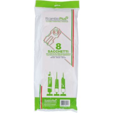 Sacchetti In Carta Per Vk 120-121-122 Compatibile