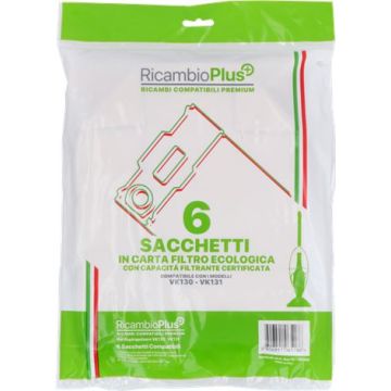 Sacchetti In Carta Per Vk 130-131 Compatibile