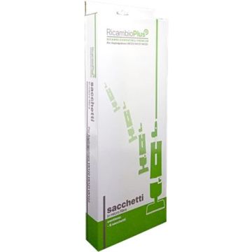 Sacchetti In Microfibra Vk120-Vk121-Vk122 Ricambio Plus In Scatola 6Pz Compatibile