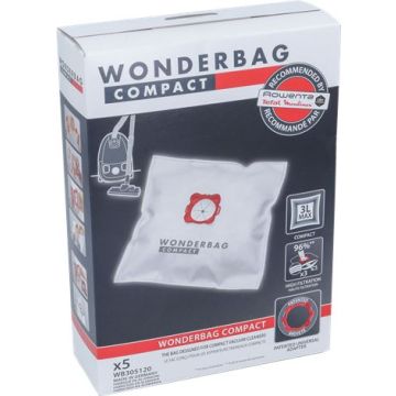 Sacchetto Wonderbag Compact 5Pz Rowenta Wb305120 Originale