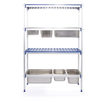 Scaffale In Alluminio Per Contenitori Gn 812266