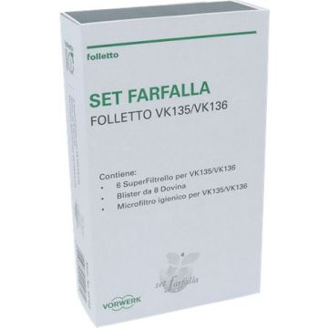 Set Farfalla Folletto Vk135-Vk136 Compatibile