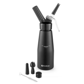 Sifone Per Panna Kitchen Line Nero da 0.5 l 588420