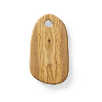 Tagliere Con Buco Per Formaggi  In Legno D'Ulivo 505236