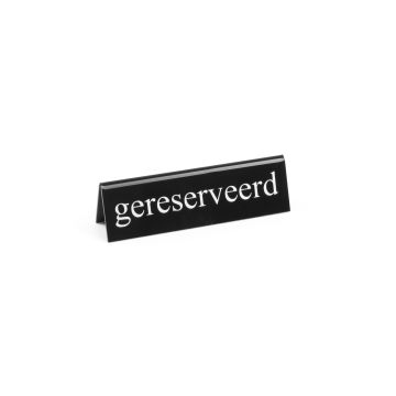 Targhetta Riservato Gereserveerd