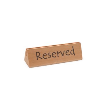 Targhetta Riservato "Reserved"