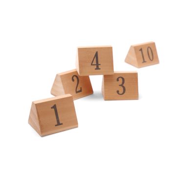 Targhette Numerate Da Tavolo Numeri 1-10