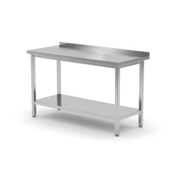 Tavolo Da Lavoro A Parete Con Ripiano – Avvitato Profondita: 700 Mm. 812747