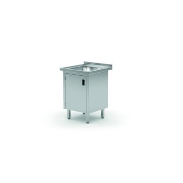 Tavolo Lavabo Con Armadio Porta Incernierato – Saldato 1 Lavabo Profondita: 700 Mm. 813546