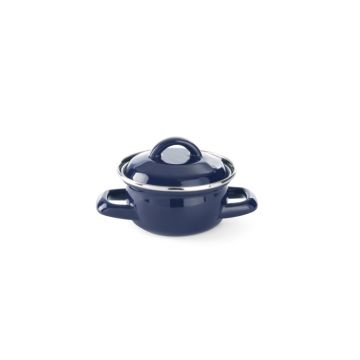 Tegame Per Minestra/Sugo 0.5 litri h 9,5 cm - Con Coperchio Blu