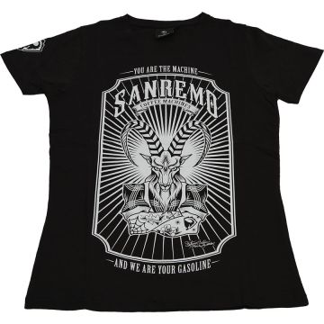T-Shirt Sanremo Nera Donna Tg.M 1